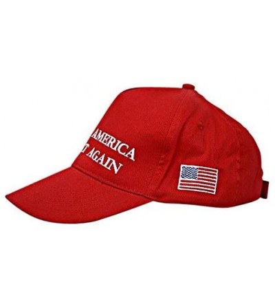 Baseball Caps Make America Great Again Hat [3 Pack]- Donald Trump USA MAGA Cap Adjustable Baseball Hat - Original Red - CD18Q...