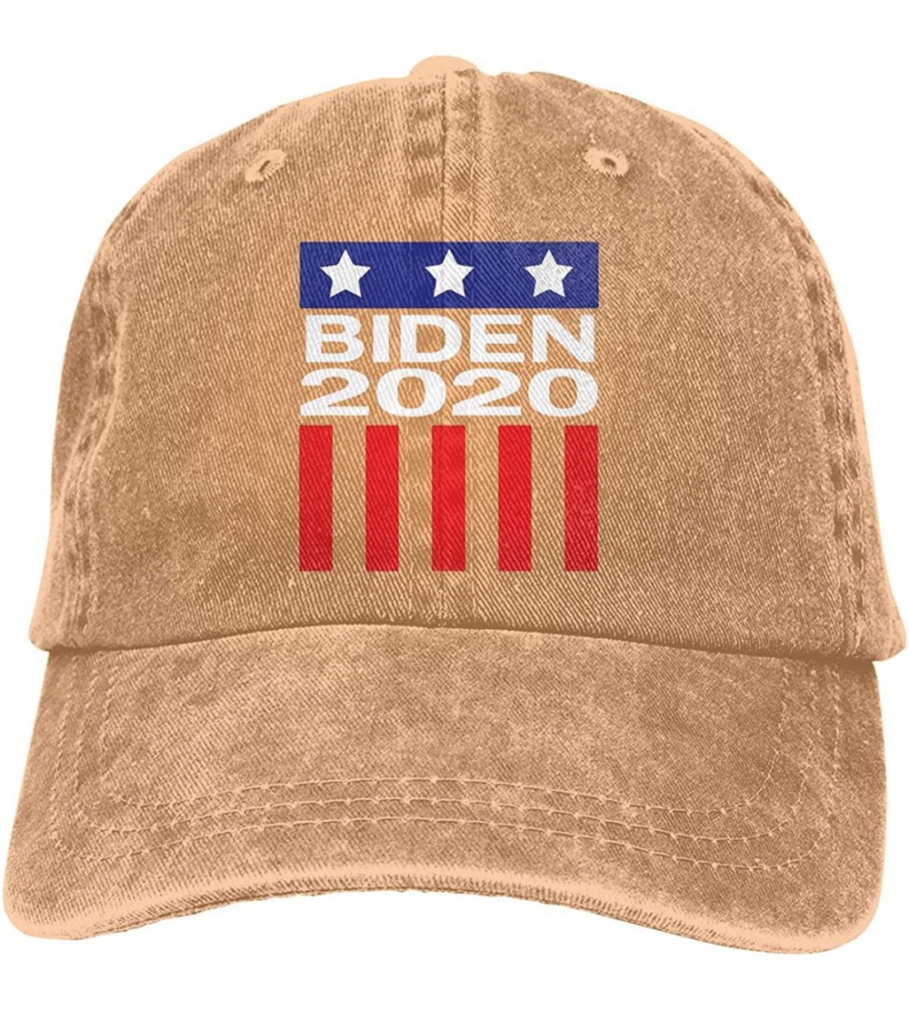 Baseball Caps Joe Biden 2020 Fashion Adjustable Cowboy Cap Baseball Cap for Women and Men - Natural - C318S0NMUAZ $15.00