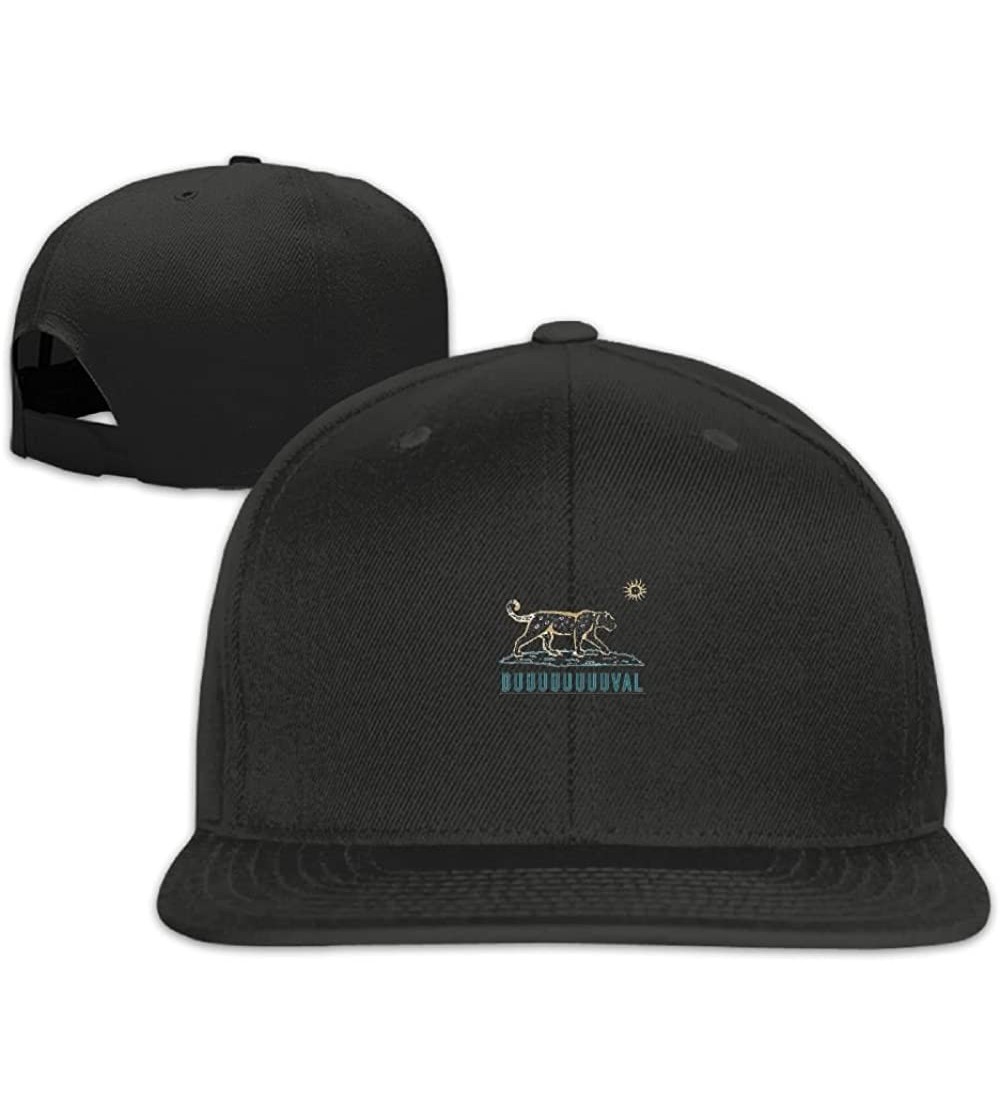 Baseball Caps Baseball Cap Duval Flag Hip-hop Flat Edge Cap Sunhat Fashion Leisure Hat with Adjustment Buckle for Men - Black...
