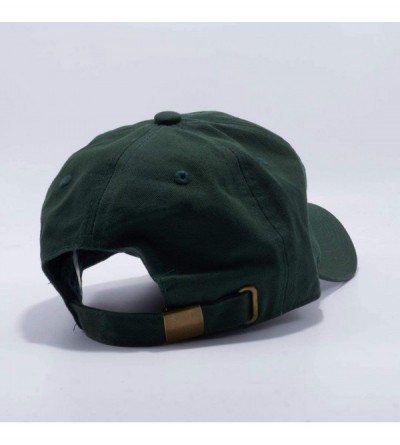 Baseball Caps Cotton Adjustable Baseball Classic Ballcap - Deep Green(2pcs) - CE18WOEN74M $12.21