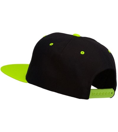 Baseball Caps Halloween Frankenstein Embroidered Snapback Cap - Neon Yellow - C911P5II2SL $21.49