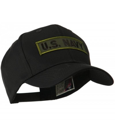 Baseball Caps Military Related Text Embroidered Patch Cap - Navy - CU11FITUQ6D $21.74