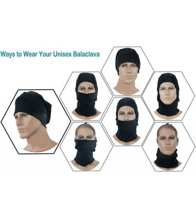 Balaclavas Windproof Ski Mask Cold Weather Face Mask Motorcycle Balaclava Hood - Maroon - C5198N7ZAC4 $10.30