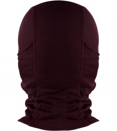 Balaclavas Windproof Ski Mask Cold Weather Face Mask Motorcycle Balaclava Hood - Maroon - C5198N7ZAC4 $10.30