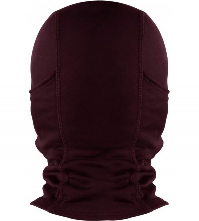 Balaclavas Windproof Ski Mask Cold Weather Face Mask Motorcycle Balaclava Hood - Maroon - C5198N7ZAC4 $10.30