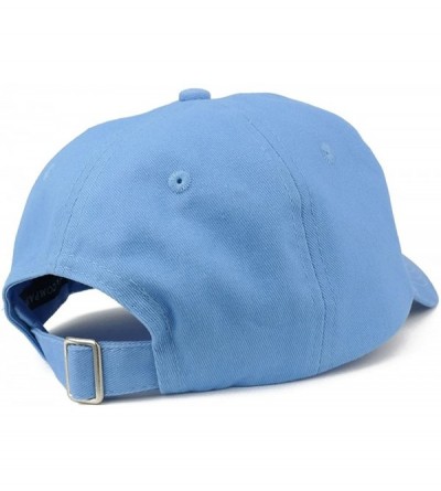 Baseball Caps Mimosas for President Embroidered 100% Cotton Adjustable Cap - Carolina Blue - CZ12NFFTLAI $15.89