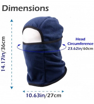 Balaclavas Balaclava Face Mask for Cold Weather Fleece Ski Mask Neck Warmer - Skiing - Light Grey - CD18M3T06Y4 $10.19