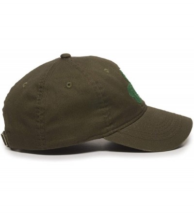 Baseball Caps Irish Flag Shamrock Dad Hat - Adjustable Polo Style Baseball Cap for Men & Women - Olive - C118OMAKD93 $12.79