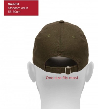 Baseball Caps Irish Flag Shamrock Dad Hat - Adjustable Polo Style Baseball Cap for Men & Women - Olive - C118OMAKD93 $12.79