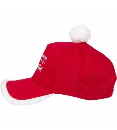 Skullies & Beanies Men's Christmas Hat- Charcoal/Green- One Size - Red Naughty - CC18UWD0EZX $15.44