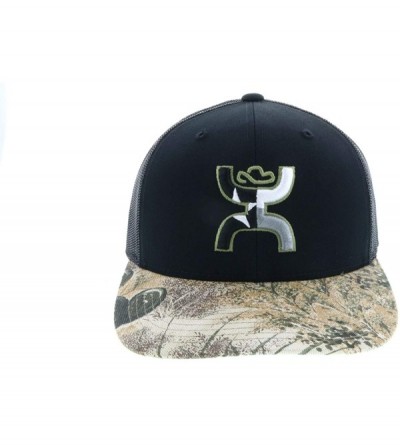 Baseball Caps Men's Game Guard Logo Camo Trucker Cap - Camo/Black - CZ18NCHY5YT $31.26