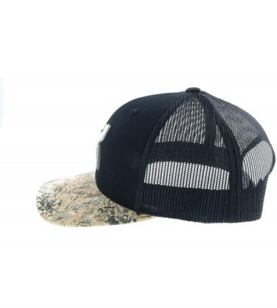 Baseball Caps Men's Game Guard Logo Camo Trucker Cap - Camo/Black - CZ18NCHY5YT $31.26