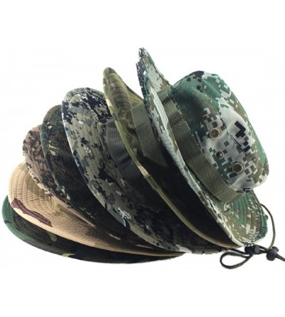 Sun Hats Outdoor Camouflage Hat/Boonie/Fisherman Hat - Qian Ka Qi - CH12H7WRDVT $10.24