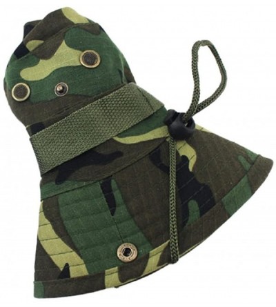 Sun Hats Outdoor Camouflage Hat/Boonie/Fisherman Hat - Qian Ka Qi - CH12H7WRDVT $10.24