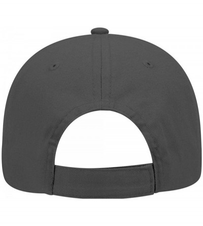 Baseball Caps Brushed Cotton Twill 6 Panel Low Profile Baseball Cap - Char. Gray - C4180D4DEYW $13.48