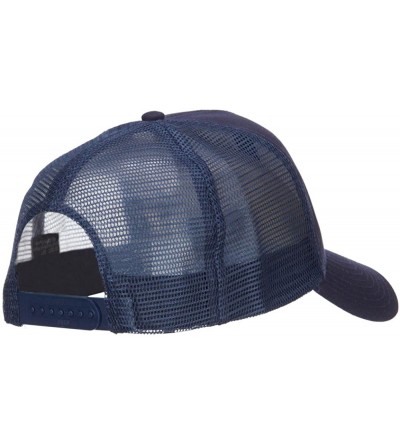 Baseball Caps US Navy Top Gun Patched Mesh Cap - Navy - CZ124YM895J $18.41