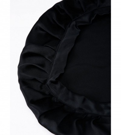 Skullies & Beanies Natural Sleep Bonnet Beauty - Black - CK12OCQE56O $22.06