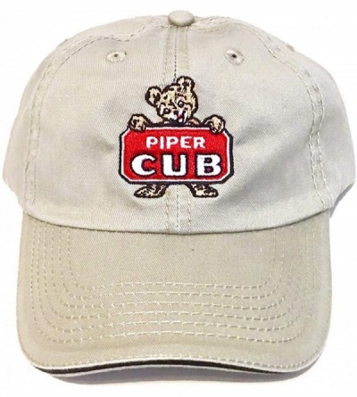 Baseball Caps Vintage Piper Cub Hat (Khaki) - CW18Q4Z0WD9 $16.82