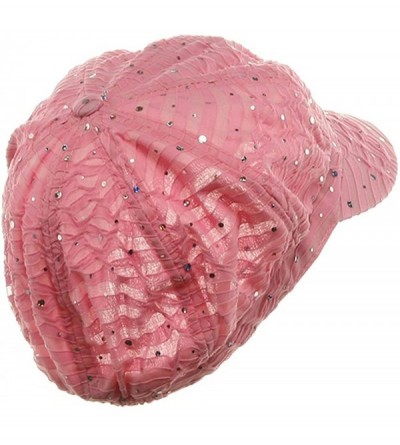 Newsboy Caps Glitter Newsboy Cap-Pink - Pink - C8111GHY4J1 $20.01