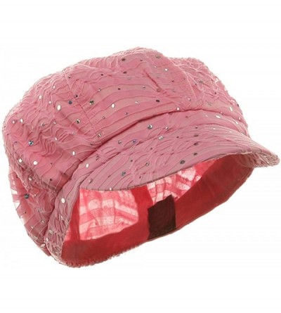 Newsboy Caps Glitter Newsboy Cap-Pink - Pink - C8111GHY4J1 $20.01