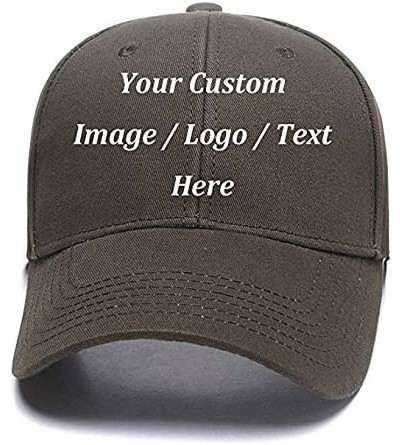 Baseball Caps Men Women Personalized Trucker Hats Customized Adjustable Snapback Baseball Caps Dad Hat - Hunter Green - C718E...