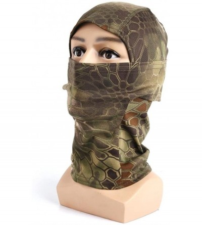 Balaclavas Mikey Store Camouflage Army Cycling Motorcycle Cap Balaclava Hats Full Face Mask - Brown-c - C71889MQ86X $11.36