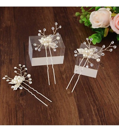 Headbands Wedding Hair Pins Clips Set Bride Head Piece Bridal Crystal Hair Jewelry for Women and Girls (HP133-S) - Hp133-s - ...