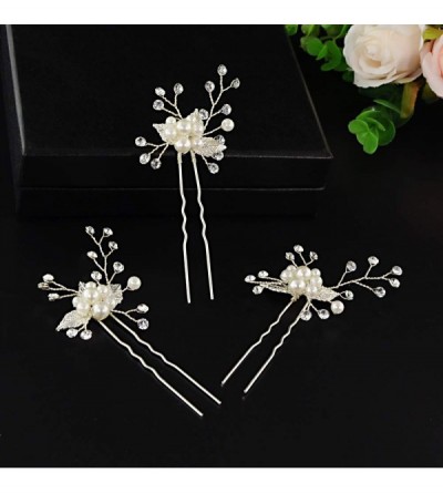 Headbands Wedding Hair Pins Clips Set Bride Head Piece Bridal Crystal Hair Jewelry for Women and Girls (HP133-S) - Hp133-s - ...