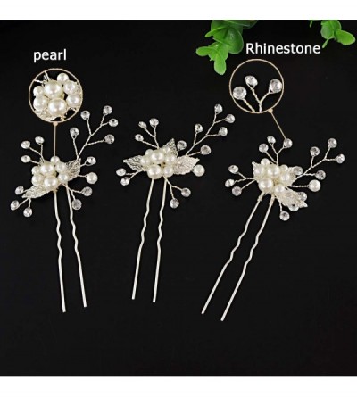 Headbands Wedding Hair Pins Clips Set Bride Head Piece Bridal Crystal Hair Jewelry for Women and Girls (HP133-S) - Hp133-s - ...