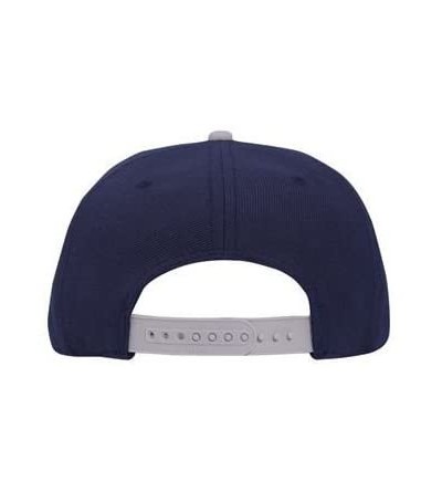 Baseball Caps Custom Snapback Hat Otto Embroidered Your Own Text Flatbill Bill Snapback - Navy/Grey Bill - C5187D8NY88 $22.65