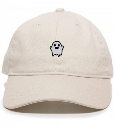 Baseball Caps Ghost Baseball Cap Embroidered Cotton Adjustable Dad Hat - Putty - CJ18Q2WOX34 $13.94