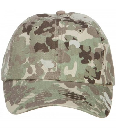 Baseball Caps Enzyme Washed Camo Cap - Total Terr - CA18EG7LRH2 $22.28