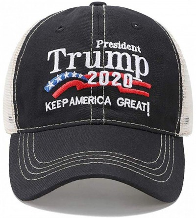 Baseball Caps Donald Trump 2020 Hat Keep America Great Embroidered MAGA USA Adjustable Baseball Cap - A-4-black - CD18UW6EEUR...