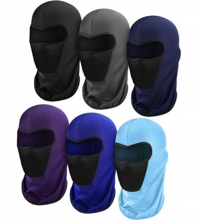 Balaclavas 6 Pieces Balaclava Face Mask Motorcycle Mask Windproof Camouflage Fishing Cap Face Cover for Sun Dust Protection -...