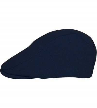 Newsboy Caps Ivy Cap Straw Weave Linen-Like Cotton Cabbie Newsboy Hat MZ30038 - Navy - C618Y6Y297H $16.14