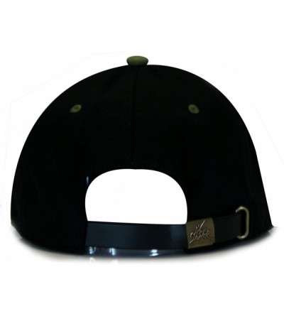 Baseball Caps Baseball 5 Panel Biker Hat - Cs240 Black/Olive - CM11WJW6WQP $26.38