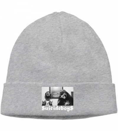 Skullies & Beanies Soft Suicide Boys Black Adult Adult Hedging Cap (Thin) - Gray - CK192TS7ZDR $25.06