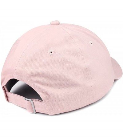 Baseball Caps Palm Tree Embroidered Dad Hat Adjustable Cotton Baseball Cap - Light Pink - CL185HO0QGO $16.66