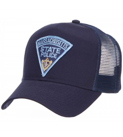 Baseball Caps Massachusetts State Police Patched Mesh Cap - Navy - CZ124YMV64F $20.39