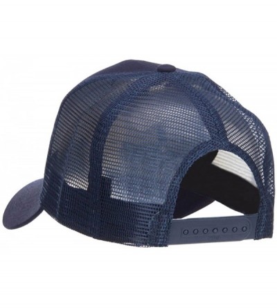 Baseball Caps Massachusetts State Police Patched Mesh Cap - Navy - CZ124YMV64F $20.39