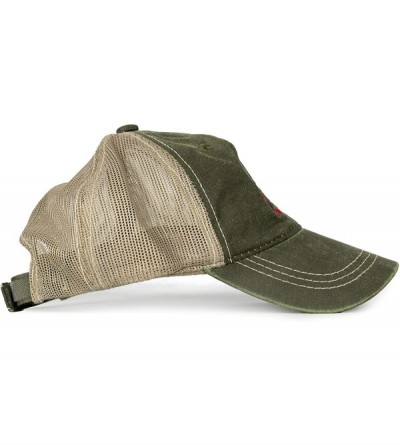 Baseball Caps Trucker Hat - Olive - CG192AHQGHO $13.30