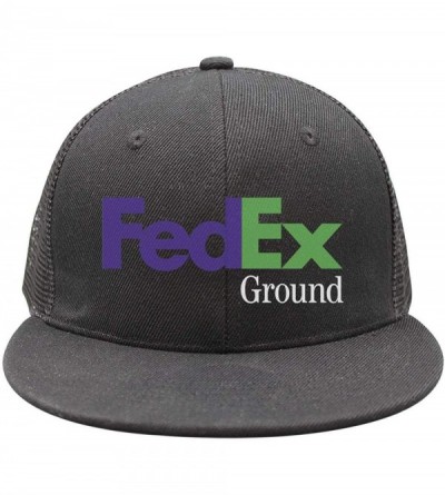 Baseball Caps Mens Womens Printing Adjustable Meshback Hat - Black-4 - C018N9RK4X5 $34.18