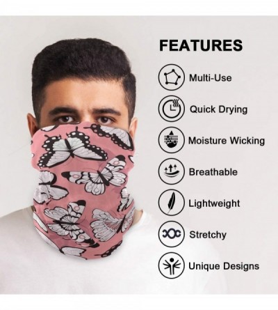 Balaclavas Bandana Face Mask Cover Balaclava Men Women - Galaxy Neck Gaiter Protective Face Covering Seamless Bandanas - CK19...