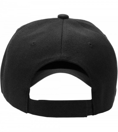 Baseball Caps 2pcs Baseball Cap for Men Women Adjustable Size Perfect for Outdoor Activities - Black/Royal Blue - CF195D8NQKL...