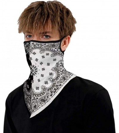 Balaclavas 2 Pcs Bandana Face Cover Scarf Fishing Neck Gaiter for Men Women - Color K - CA199DWNIX2 $22.28