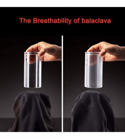 Balaclavas RUPUMPACK Balaclava Protection Lightweight Breathable - Black - CO18X6WQU44 $10.87