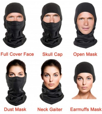 Balaclavas RUPUMPACK Balaclava Protection Lightweight Breathable - Black - CO18X6WQU44 $10.87