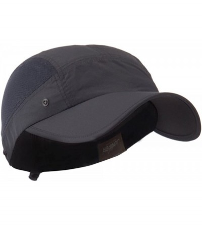 Sun Hats UV 50+ Talson Removable Flap Breathable Cap - Charcoal - CO11FITPZ0P $12.52