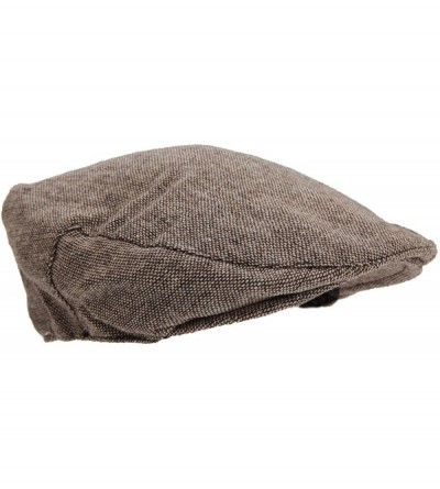 Newsboy Caps Mens Traditional Lined Flat Cap - Dogstooth - CK129KNC7EV $6.17