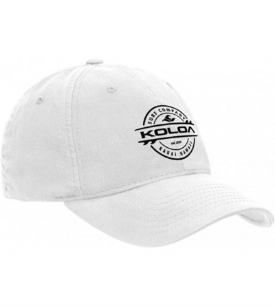 Baseball Caps Classic Cotton Dad Hats. Low Profile Adjustable Caps - White/Black - CH12MCQ0LO1 $15.08